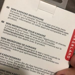 Accessories - UNOPENED Mini Karaoke Microphone! Accessories - UNOPENED Mini Karaoke Microphone!